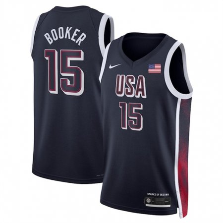 Devin Booker USA Basketball 2024 Olympics Team Swingman Player Jersey